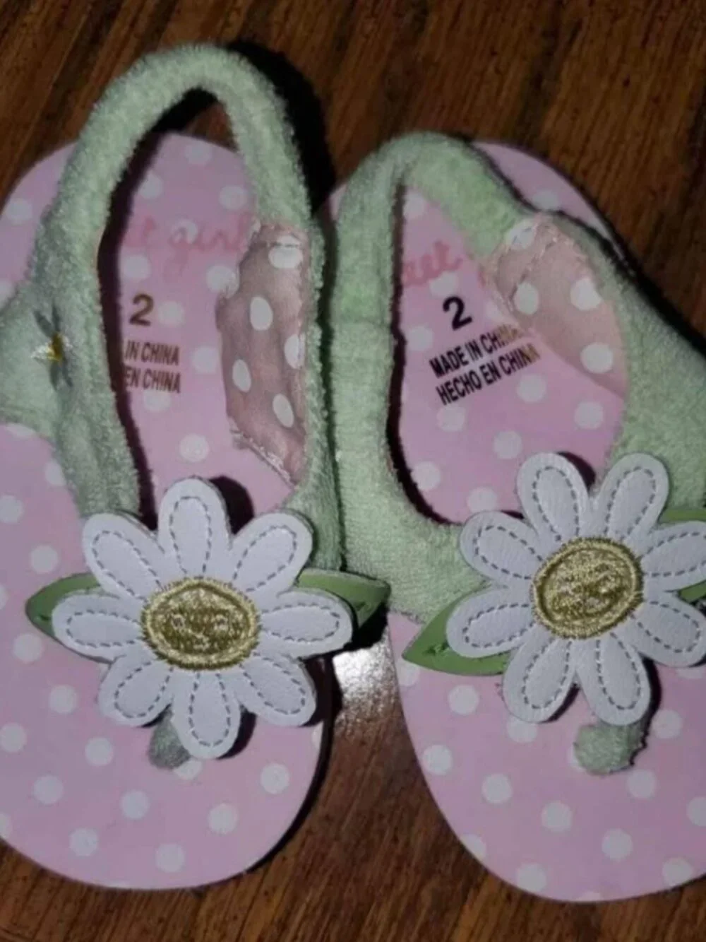Infant girls sandals size 2 shoes